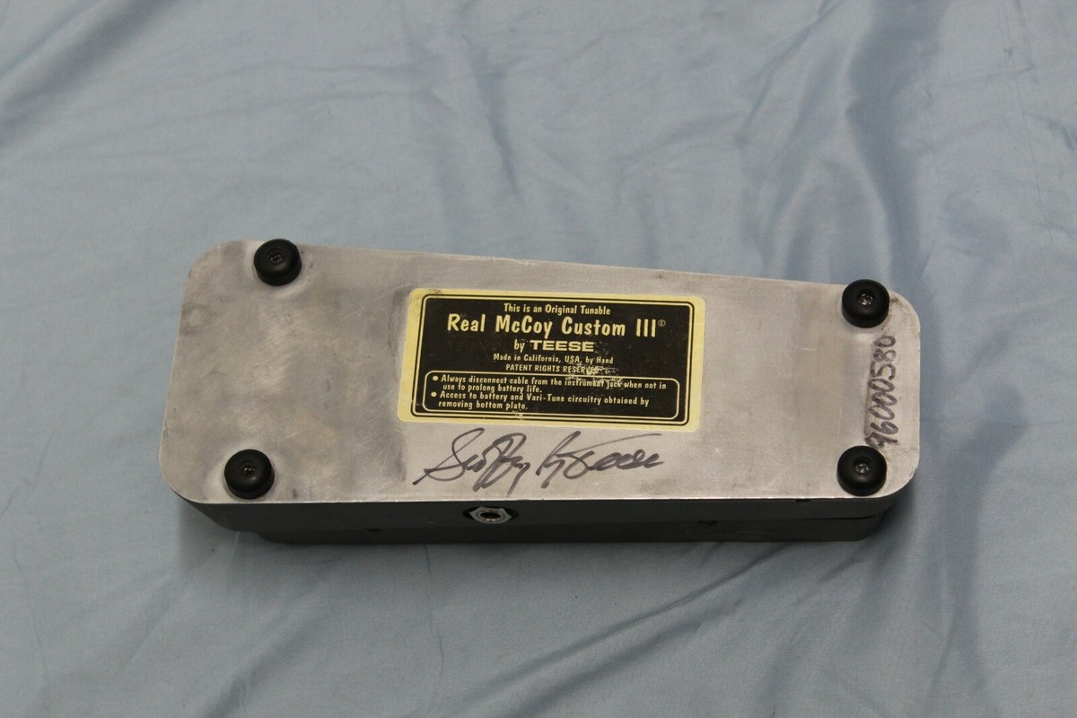 Vintage 1990s 1996 Teese Real Mccoy Custom III RMC3 Wah Pedal