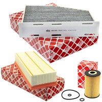 Inspektionspaket Filterset Febi FüR Audi A3 TT Seat Leon Altea Skoda Octavia VW