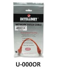 Intellinet 0.5Ft CAT5E UTP Ethernet RJ45 Patch Cable OR