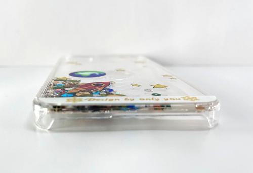 Solar Space Glitter Waterfall Phone Case for iPhone 6 Plus/6s Plus, Clear - 第 5/10 張圖片