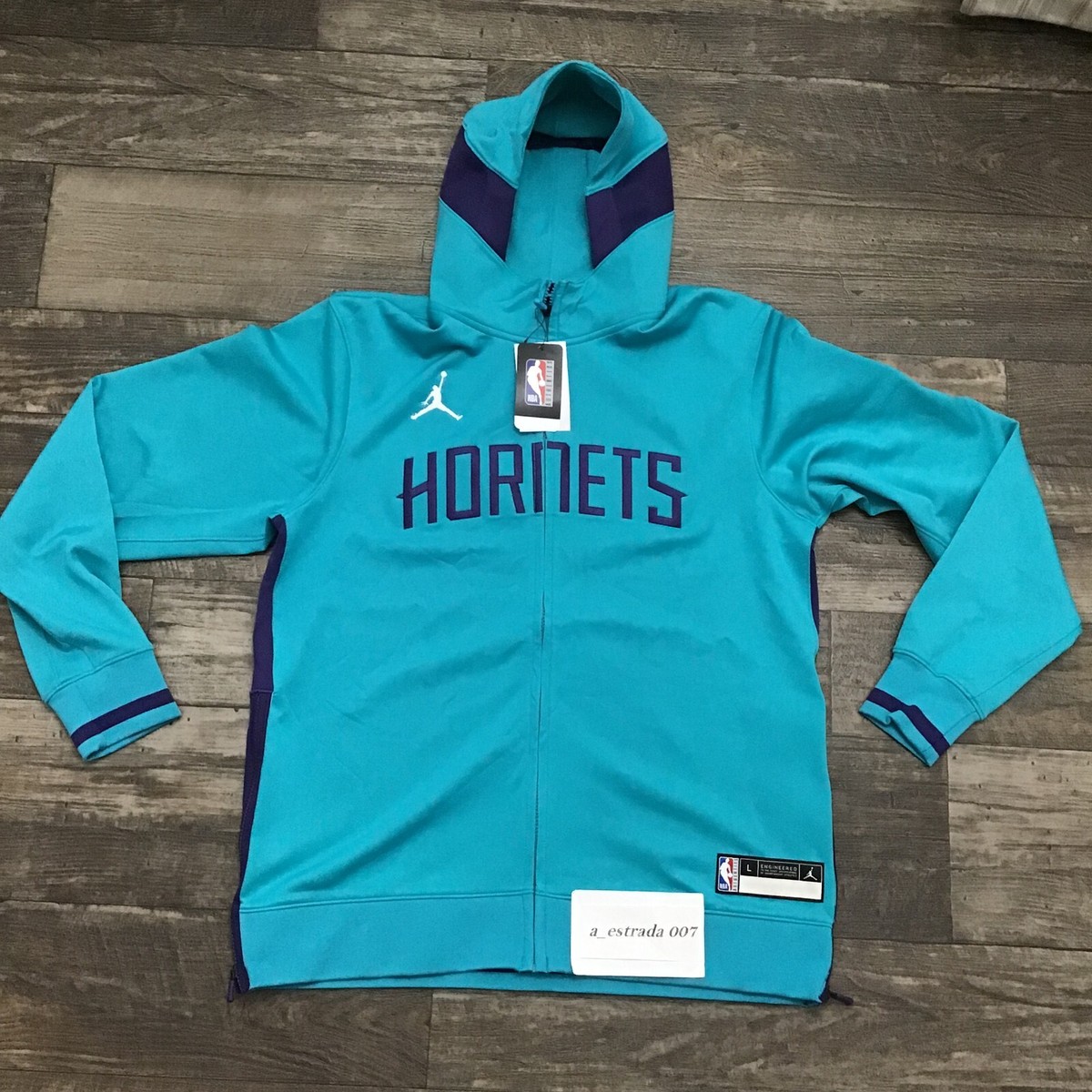 Nike Charlotte Hornets Showtime Authentic Warmup Jacket Zip