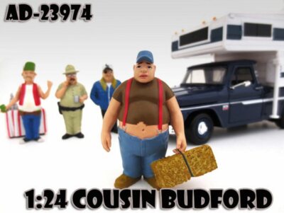Trailer Park Figures Series 1 Cousin Budford American Diorama Figurine 23974