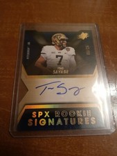 TOM SAVAGE 2014 UPPER DECK SPX GOLD AUTOGRAPH AUTO #D 5/25 PITT
