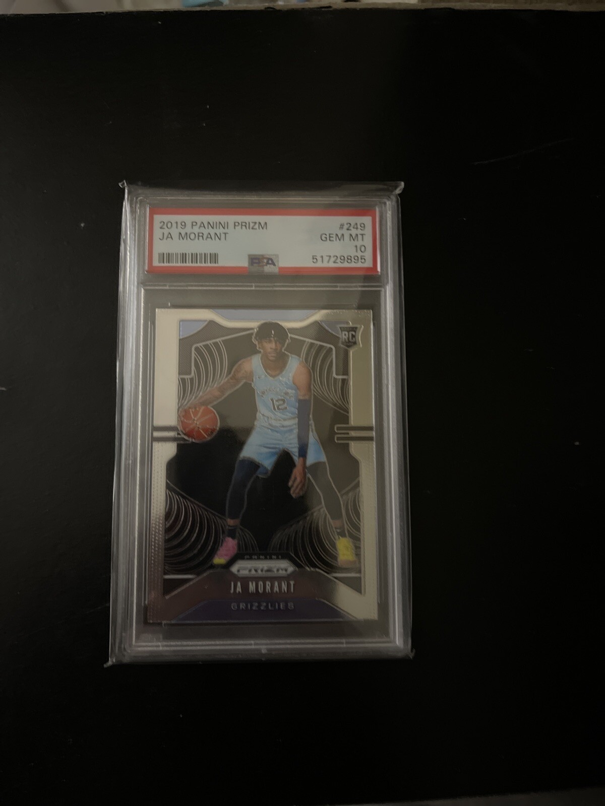 ja morant prizm rookie psa 10