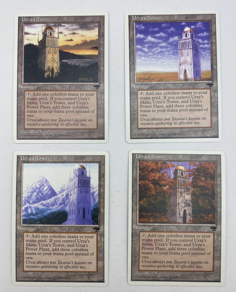 MTG * Urza's Tron Land Set NM NP Tower, Power Plant & Mine