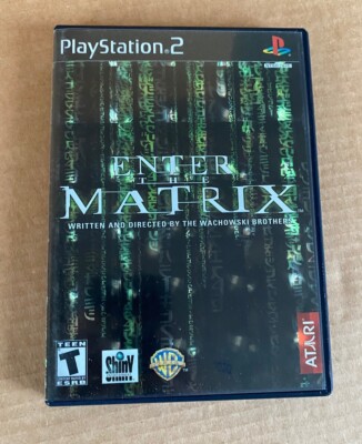 Enter the Matrix PS2 (Sony PlayStation 2, 2003) Black Label CIB Very Good