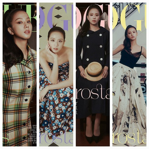 JISOO BLACKPINK VOGUE Korea 2025 04 April Magazine Edition KPOP COVER - Picture 3 of 20