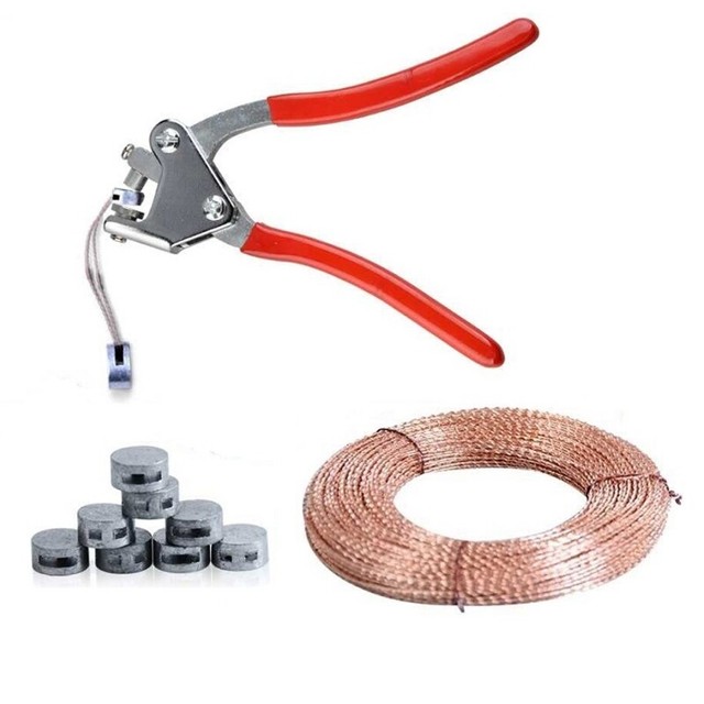 Lead Seal Plier with Sealed Beans Sealing Wire for Water Electronic Meter Seals YB11002 Lead Seal Plier with Sealed Beans Sealing Wire for Water Electronic Meter Seals YB11002