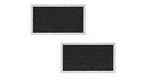(2) Microwave Charcoal Filter For GE JX81H WB02X10956 WB2X10956 Made in the USA