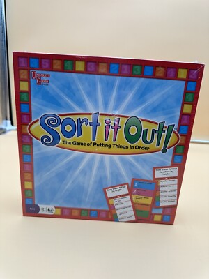 NEW IN BOX  Sort It Out! The Game Of Putting Things In Order Sort It Out Sealed