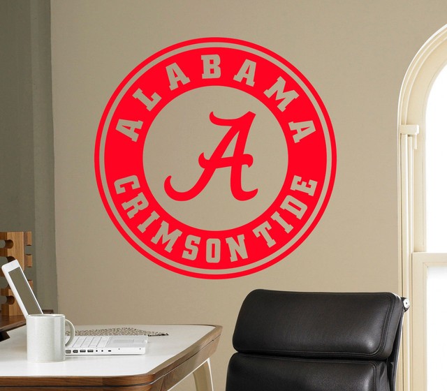 Wall Decal Alabama Crimson Tide NCAA Vinyl Sticker College Football