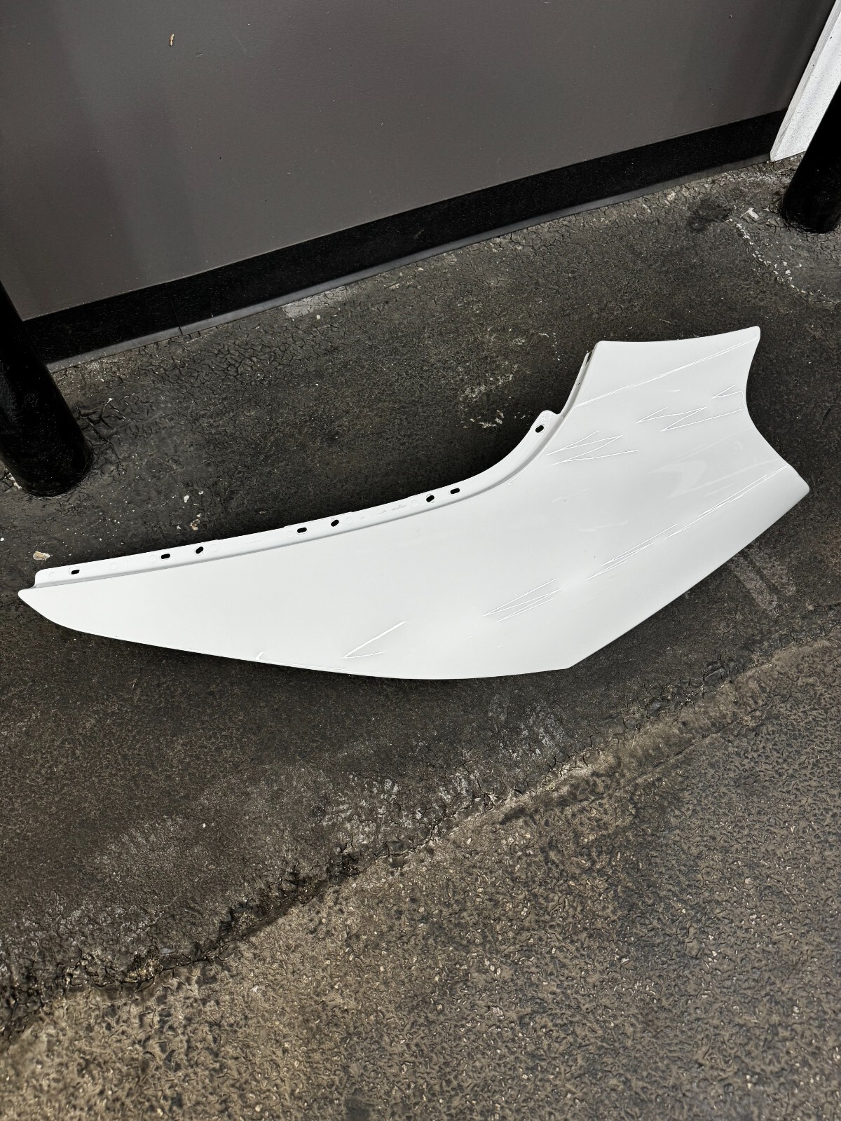 White Mclaren 720S Front Left and Right Fenders
