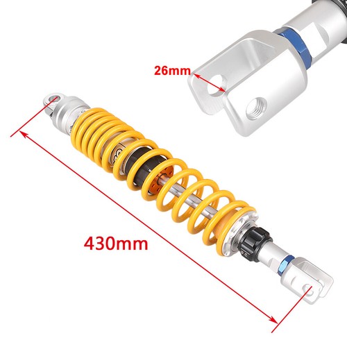 2x Shock Air Absorbers Suspension For Honda Silver Wing 600 2002-2007 Gold - Picture 8 of 8