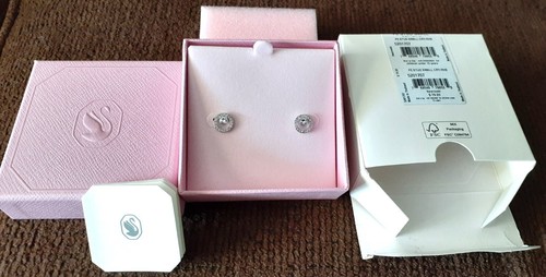 Swarovski Creativity Circle stud earrings White, Circular 5201707 BRAND ...