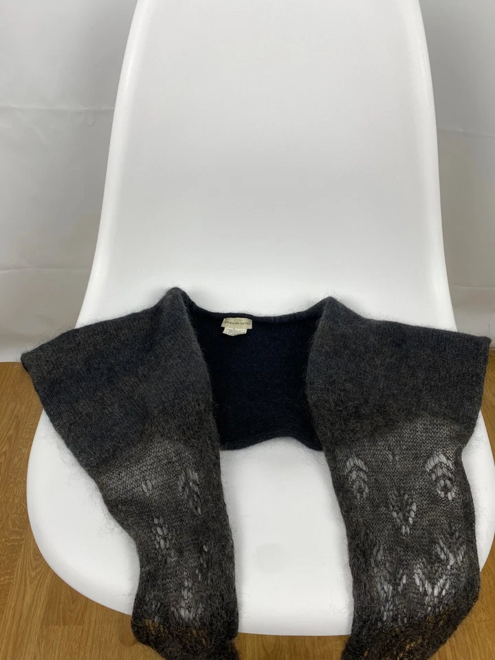 Bufanda de malla de lana mohair Dries Van Noten archivo vintage Foto 3 de 4