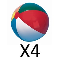 Champion Sports 20 Multi-colored Playground Ball Beach-sand For Kids (4-pack) on sale Champion Sports 20 Multi-colored Playground Ball Beach-sand For Kids (4-pack) on sale