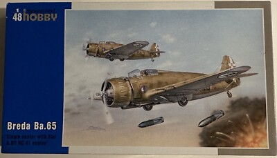 Special Hobby 48053 Breda Ba.65 Single-seater with Fiat A.80 RC.41 Engine 1:48