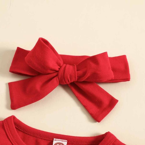 Kleinkind Weihnachten Outfits Mädchen Baby Weihnachten Party Strampler Tutu Kleid Kleidung Kostüm - Bild 3 von 9