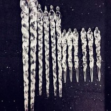 13-30cm Acrylic Christmas Ornaments Festival Party Xmas Tree Hanging Home Decor