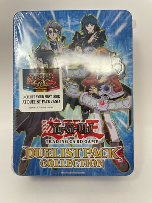 遊戯王 DUELIST PACK COLLECTION 未開封 YuGiOh GX 2008 Duelist Pack Tin Set Card Ejector Konami - ToyWiz