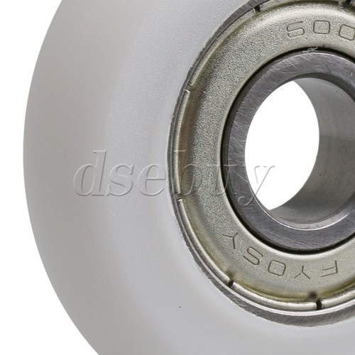 4Pcs 10x40x10mm Plastic Bearing Ball Bearing Guide Pulley Roller Round Wheel - Picture 3 of 5