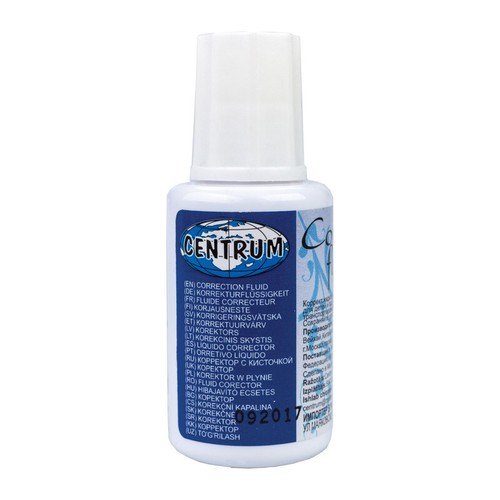 White Correction Fluid 20ml Paint Bottle with Brush Rapid Fast Dry Office School - Picture 7 of 10