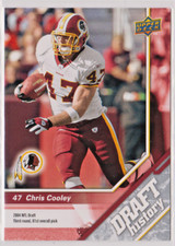 Chris Cooley Washington Redskins TE Upper Deck Draft Edition/History Card # 191