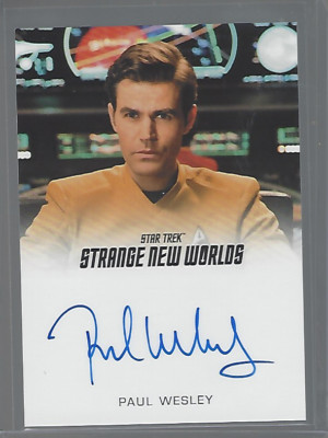 Star Trek Strange New Worlds Season 2 Paul Wesley (Full Bleed) Autograph