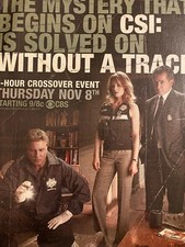 Without a Trace, Poppy Montgomery, Full Page Promotional Ad