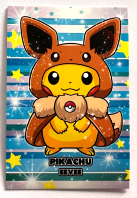 2025 POKEMON ATTACK 2 DATABASE Card #142 PIKACHU PONCHO EEVEE