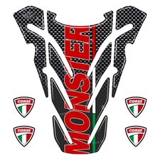 Adesivo Resinato compatibile con Serbatoio Ducati MONSTER 696 796 1100 TANK PAD
