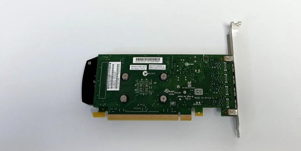 HPE Nvidia NVS 510 2GB PCI-e Graphics Card - C2J98AA / 721795-001 - Image 3 of 3