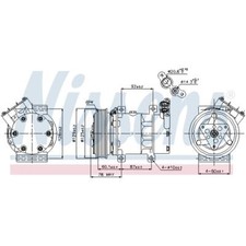 Kompressor Klimaanlage für Renault Kangoo Express FC0/1_ KC0/1_ BB_ CB_