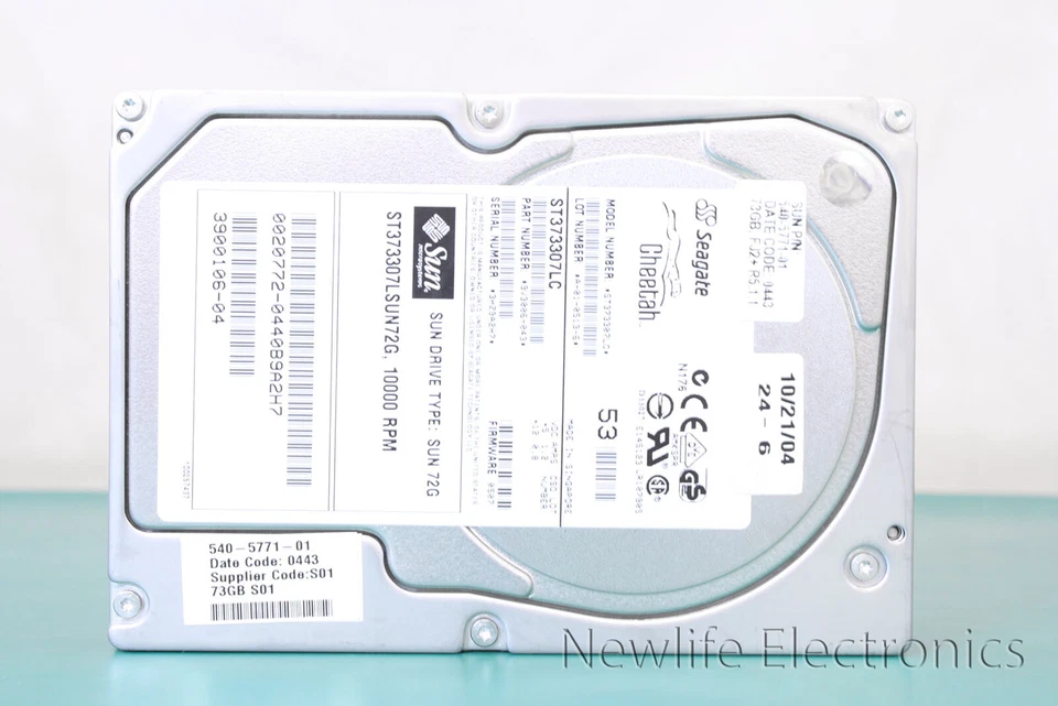 Sun Microsystems 3900106-04 72GB 10,000 RPM 3.5 Pollici Ultra320 SCSI HDD - Immagine 2 di 4