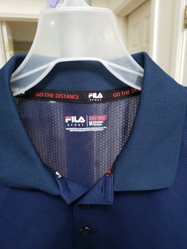 Fila Sport Golf Short Sleeve Golf Polo Shirt Polyester Blend Sz M. NEW! - Picture 5 of 7