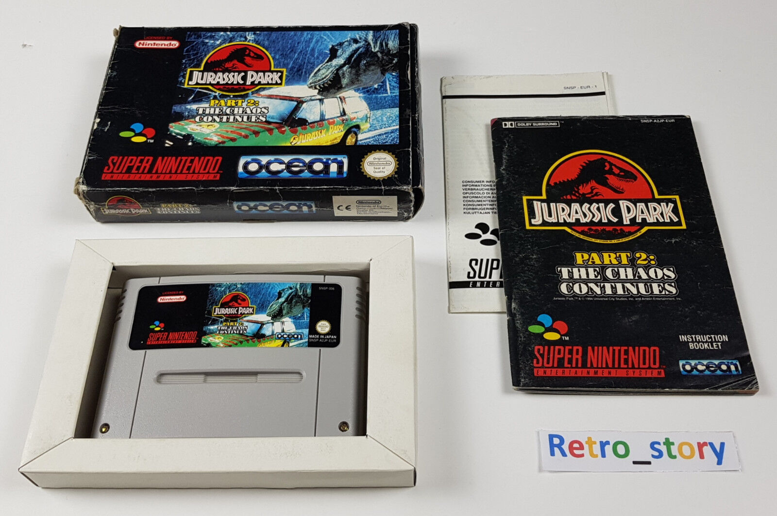 Super Nintendo SNES - Jurassic Park Part 2 : The Chaos Continues - PAL - EUR Klasyczne tanie