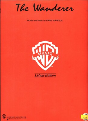 ERNIE MARESCA THE WANDERER SHEET MUSIC DELUXE PIANO/VOCAL/GUITAR/CHORDS RARE NEW