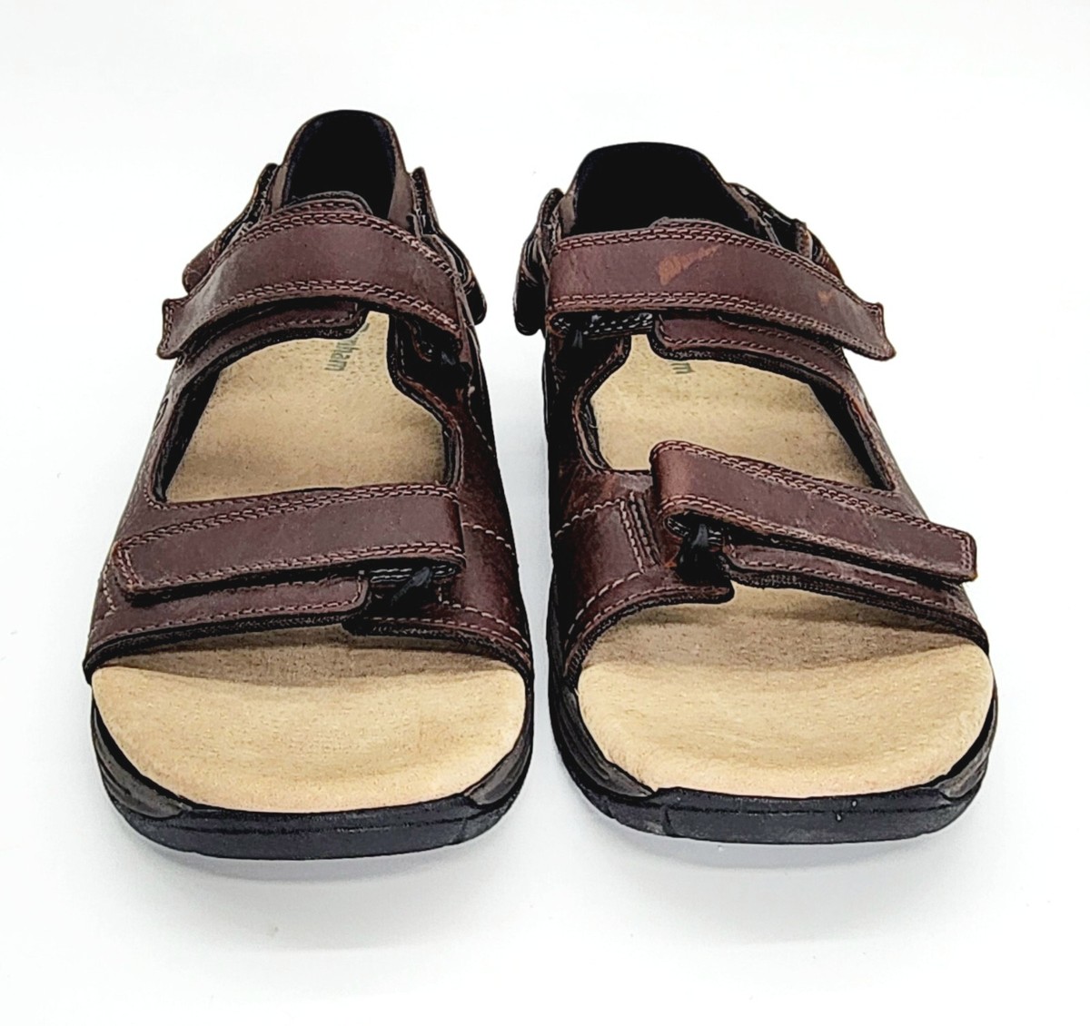 Dunham St. Johnsbury Brown Adjustable Sandals Water Friendly  display picture 2