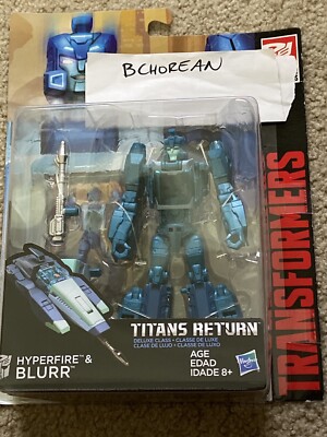 Transformers Titans Return deluxe class Autobot Blurr + Headmaster Hyperfire New
