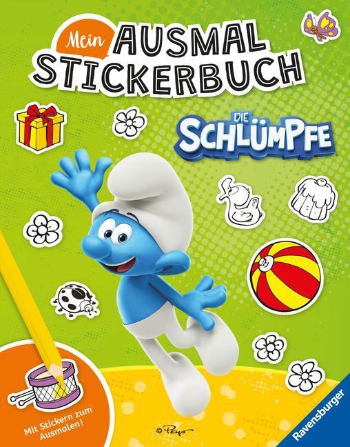 Thumbnail - Ravensburger Mein Ausmalstickrbuch Die Schlümpfe - Großes Buch Mit