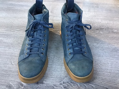 Cole Haan Mens Pinch Utility Waterproof Chukka Boots Size 9.5 M Boot Blue C28800 - Picture 6 of 13