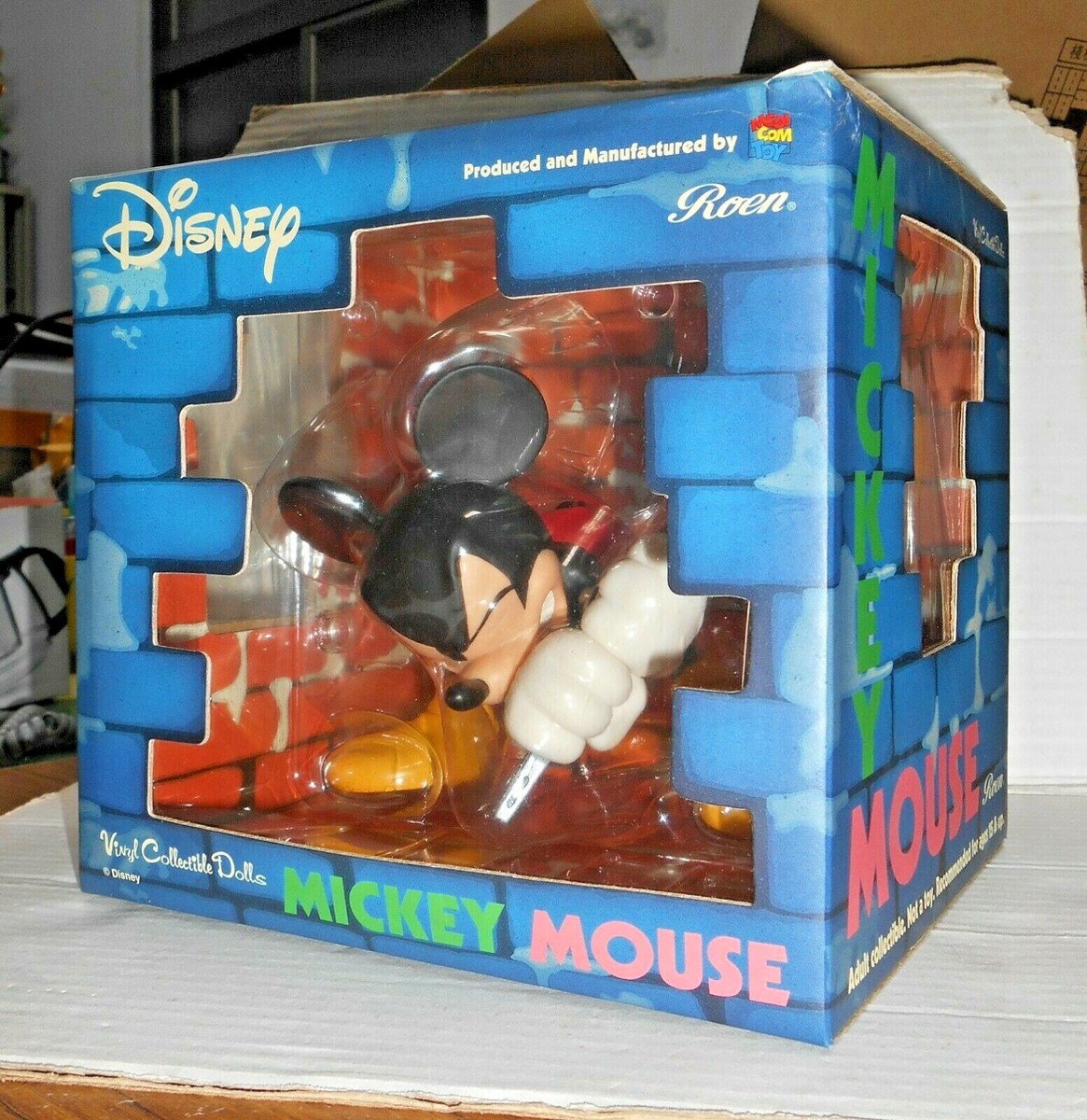 Medicom VCD Vinyl Collectible Dolls Roen Guitar Clash Mickey