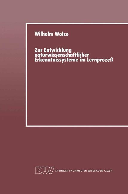 Thumbnail - Zur Entwicklung Naturwissenschaftlicher Erkenntnissysteme Lernprozeß