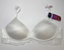 Maidenform Love the Lift Your Lift Wireless Bra DM1196 White 34D New Natural Lif