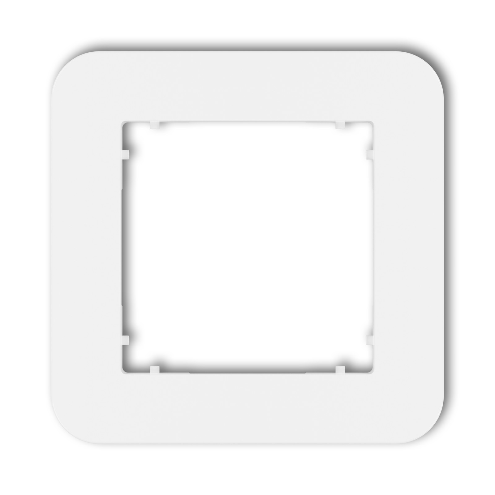 MINI WHITE FRAME 1X ROUNDED UNIVERSAL MRTZ-1