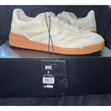 Madden NYC Women Bone Lace Low Top Sneakers Comfort Foam Size 6