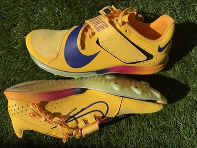 FZ9326-800 Men s 9 Nike Zoom Long Jump Elite Track & Field Spikes Citron Pulse