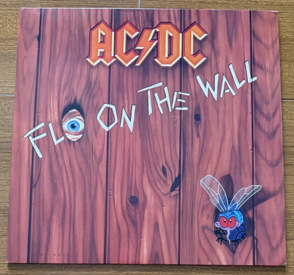 AC/DC - Fly On The Wall Vinyl, 1 ST Pressing, Germany WEA 1985