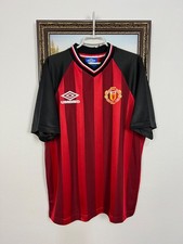 Vintage 90's Umbro Manchester United Football Train Shirt Soccer Jersey Size L