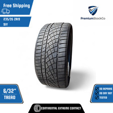 Continental Extremecontact Dws06 23535zr19 91y 632 Dot 5019 All Season